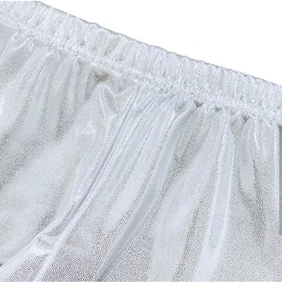 Girls’ Sparkle Dance Short Tumbling Athletic Gymnastics short (black) - Picture 4 of 8